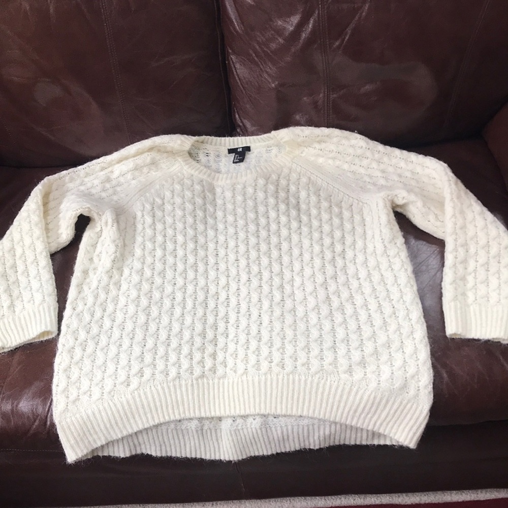 Cable knit sweater